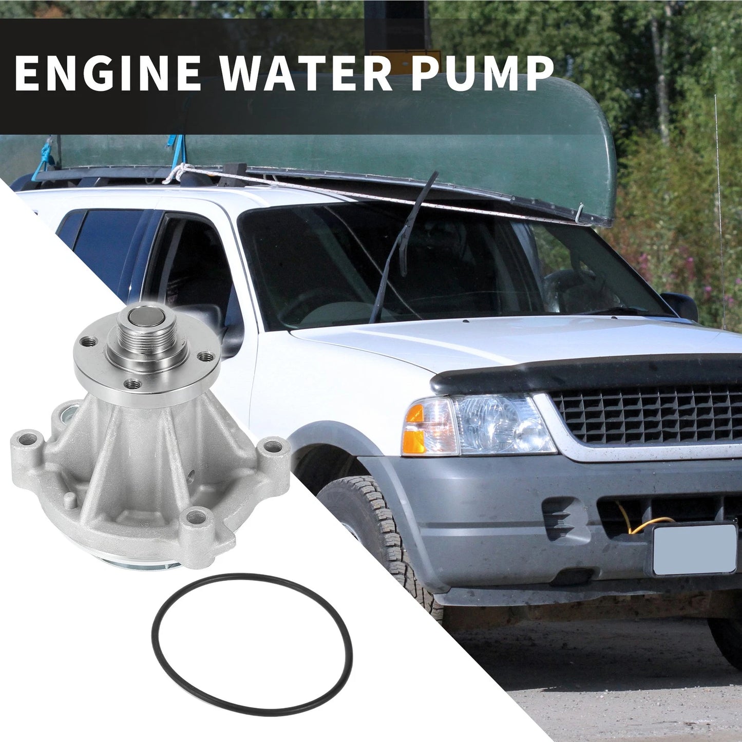 Water Pump with Rubber Ring for Mercury Mountaineer (2002-2010)