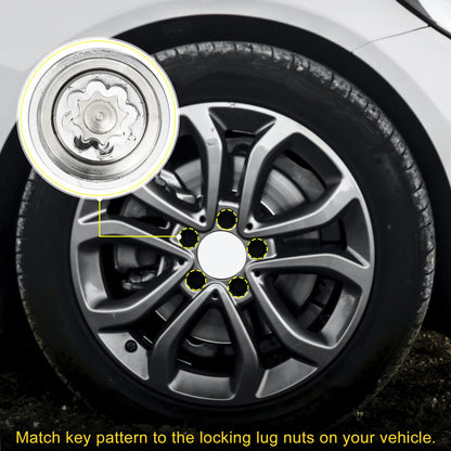 316 Wheel Lock Lug Nut Set with Protector Socket for Mercedes Benz