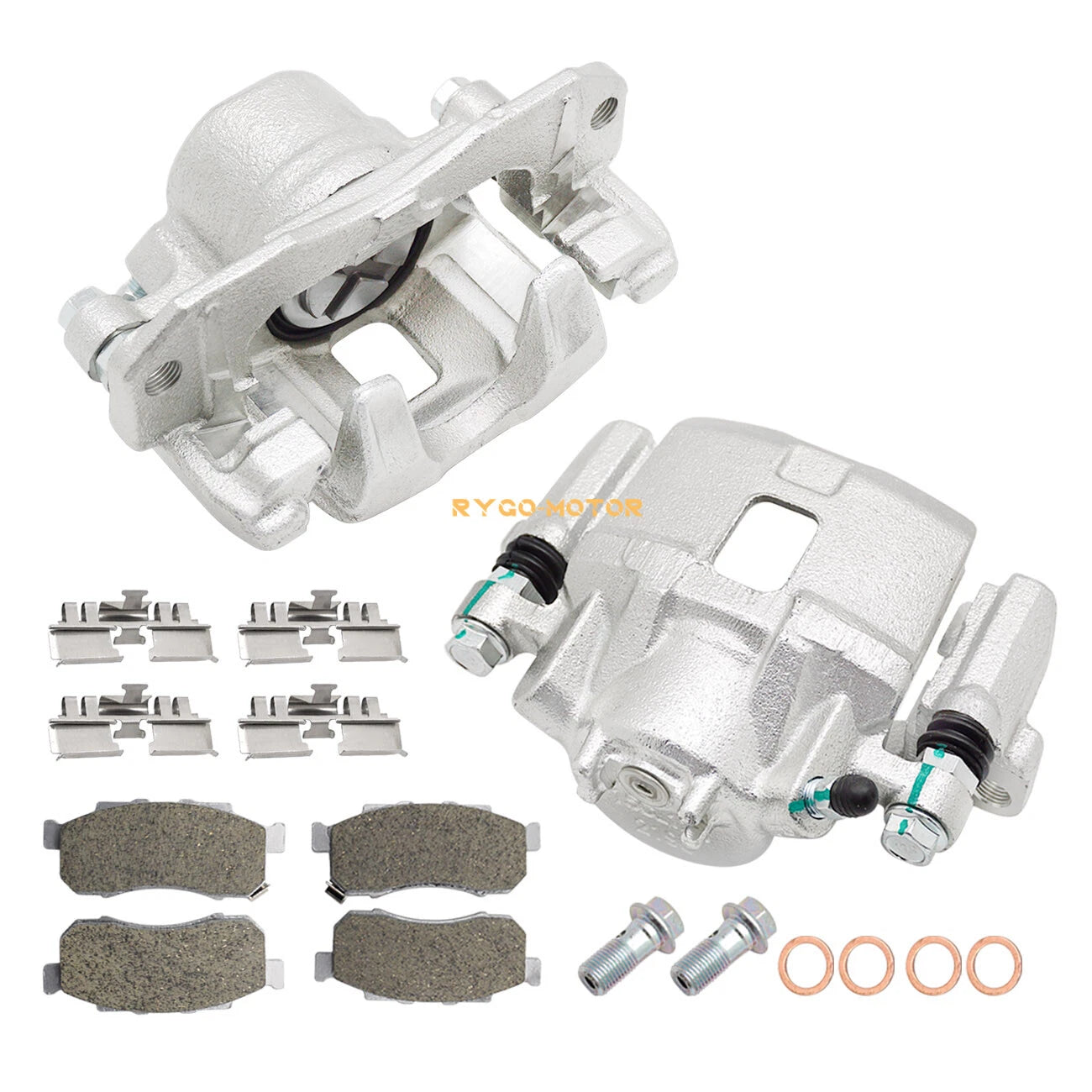 Front Brake Calipers & Ceramic Pads for Honda Big Red 700 MUV700 (2009–2013)