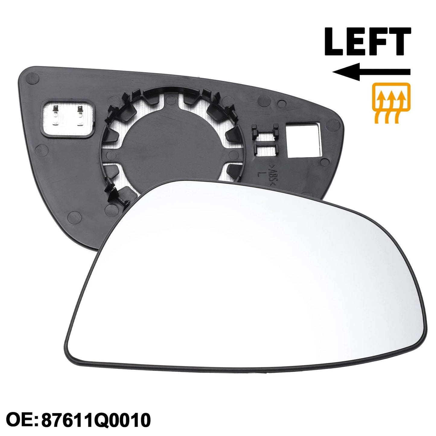 Heated Mirror Glass Replacement for Hyundai Bayon (2020-2023)