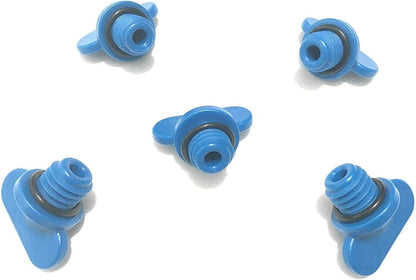 Manifold Block Drain Blue Plug Kit for Mercruiser 22-806608A1, 5X