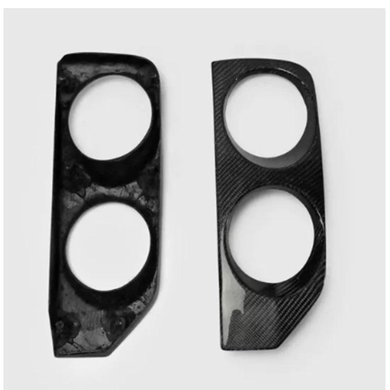 Carbon Fiber Front Fog Lights Cover Replace for Nissan Skyline R33 GTS 1994-1997