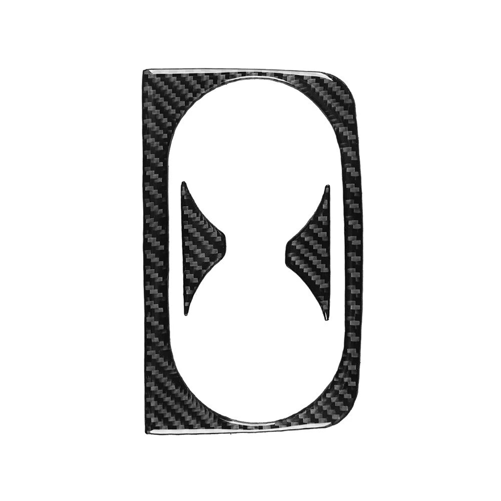 Carbon Fiber Black Rear Water Cup Holder Cover for Ford Ranger 2015-2022