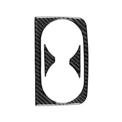 Carbon Fiber Black Rear Water Cup Holder Cover for Ford Ranger 2015-2022
