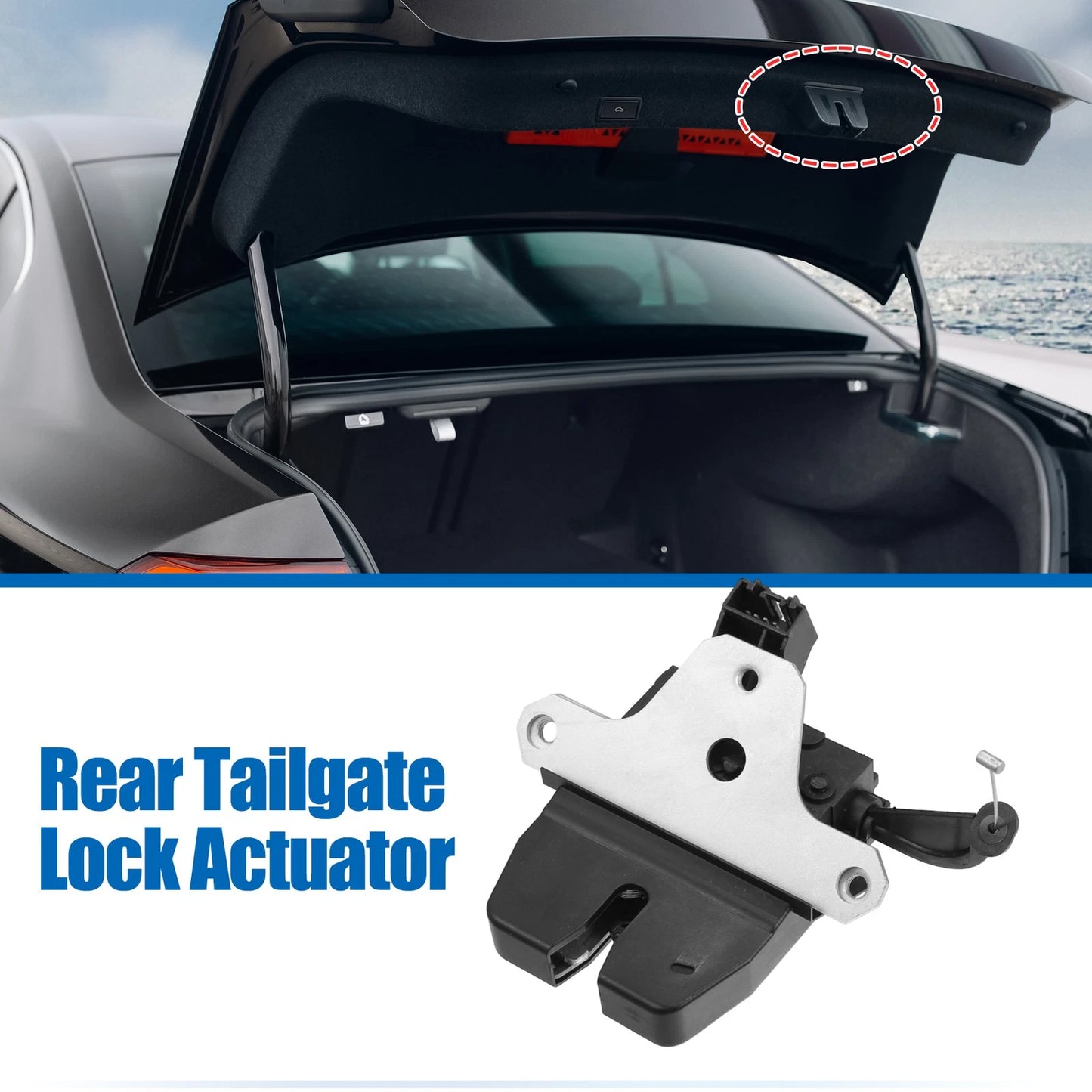 Car Rear Tailgate Lock Latch Actuator for Ford Focus (2012-2018)