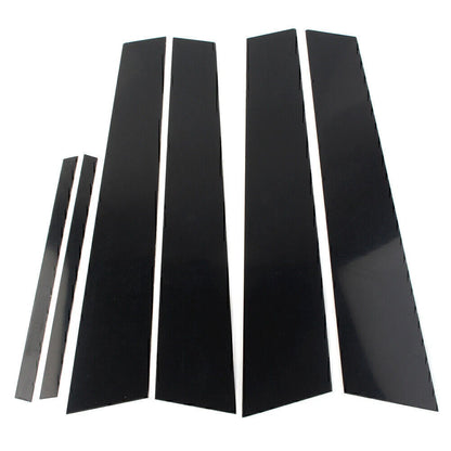6 Pcs Door Trim Cover Kit Black for Honda Civic (2006-2011)