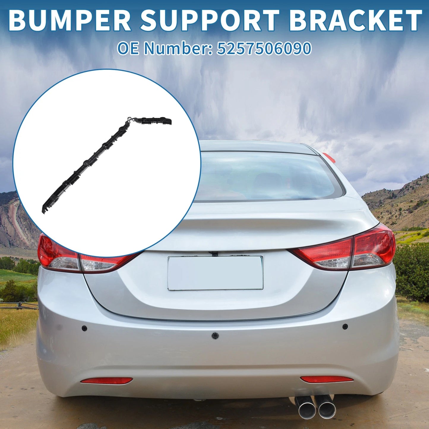 Right Rear Bumper Retainer Bracket for Toyota Camry (2012-2014)