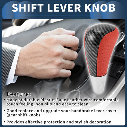 Automatic Gear Shift Knob for Toyota 4Runner 2003-2021 Black Red