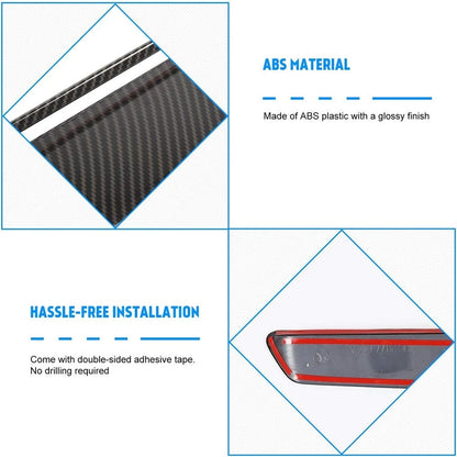 Carbon Fiber Engine Hood Air Vent Cover Trim for Challenger (2015-2022)