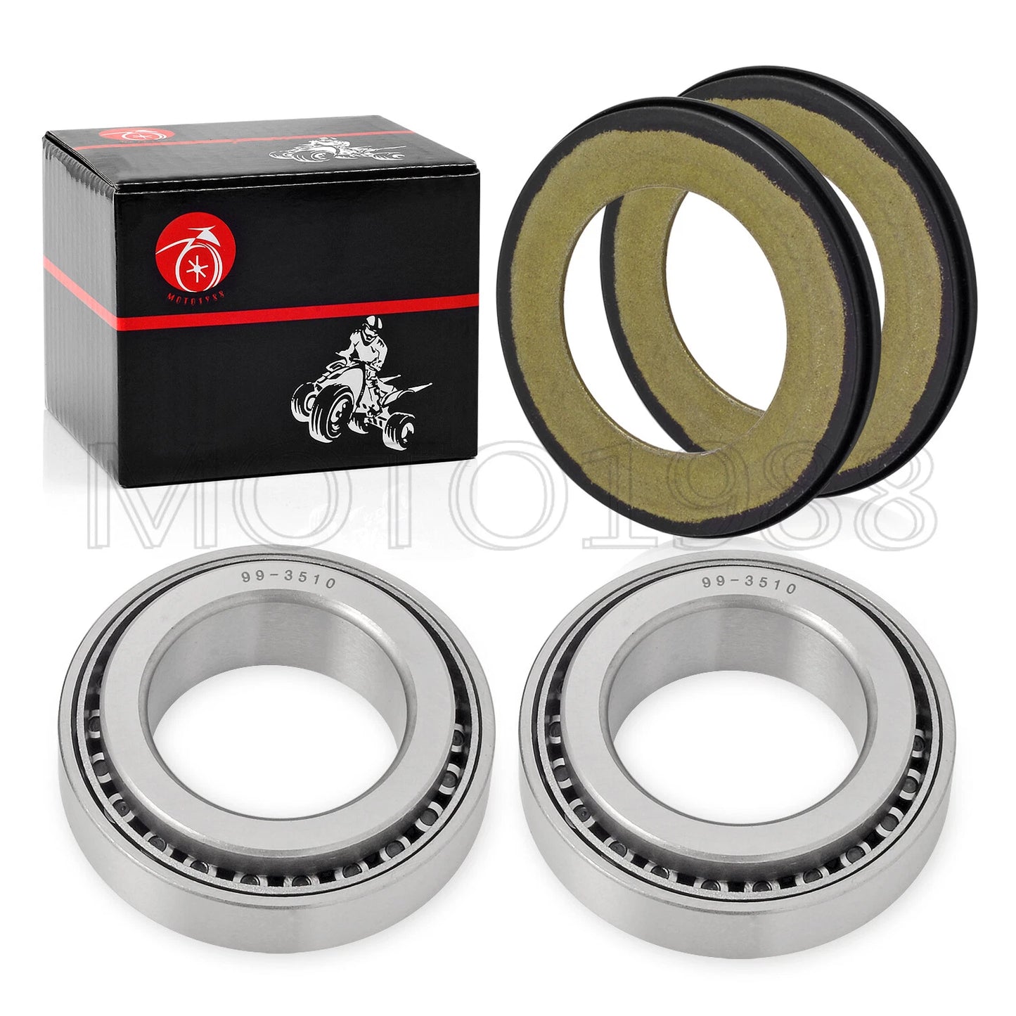 Steering Head Bearing Seal SET for HONDA CR250R CRF250R CRF450R (1980-2023)