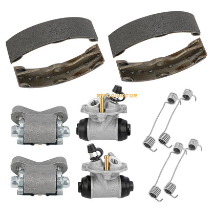 Front Brake Wheel Cylinders 2x4 Adjuster Shoes Set for Honda TRX300