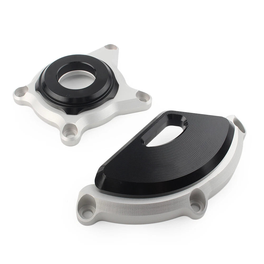 Black Engine Case Protector Cover for Kawasaki Z900 (2016-2019)