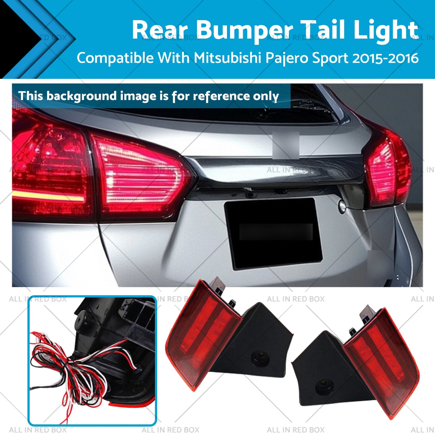 Rear Bumper Tail Light LH+RH for Mitsubishi Pajero Sport (2015-2016)
