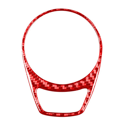 Carbon Fiber FM Switch Panel Cover Trim for BMW 6 Series E63 E64 (2004-2010)