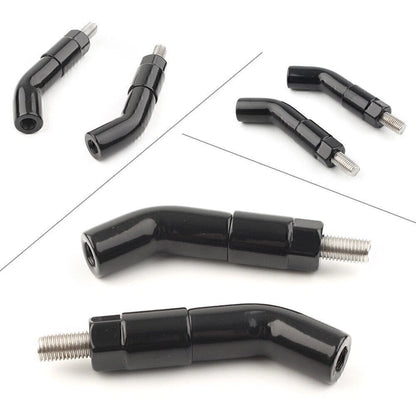Mirror Stem Extenders for Harley Davidson Iron 1200 XL1200NS (2018-2019) Black