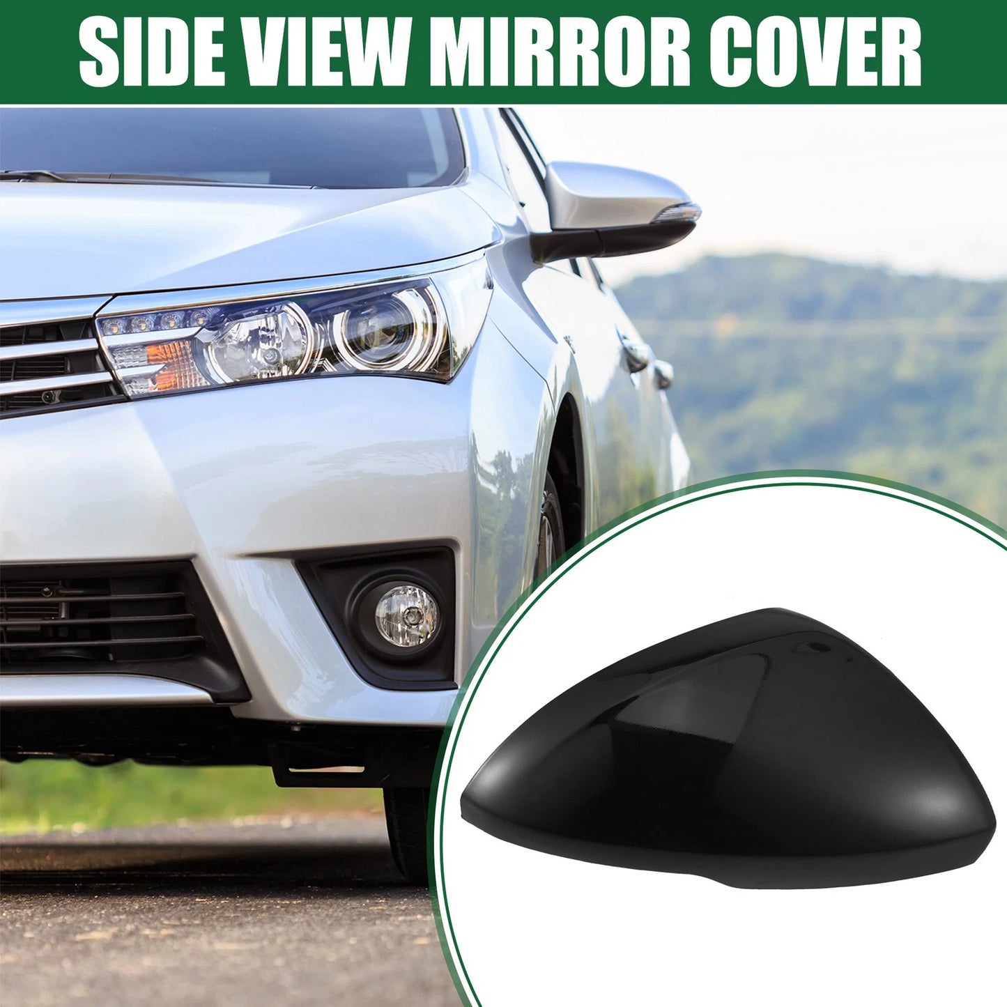 Mirror Cover Cap Right Side for Chevrolet Cruze (2017 - 2018) Black