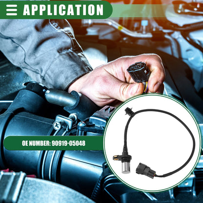 Engine Crankshaft Position Sensor for Toyota Celica Corolla Matrix ABS Black
