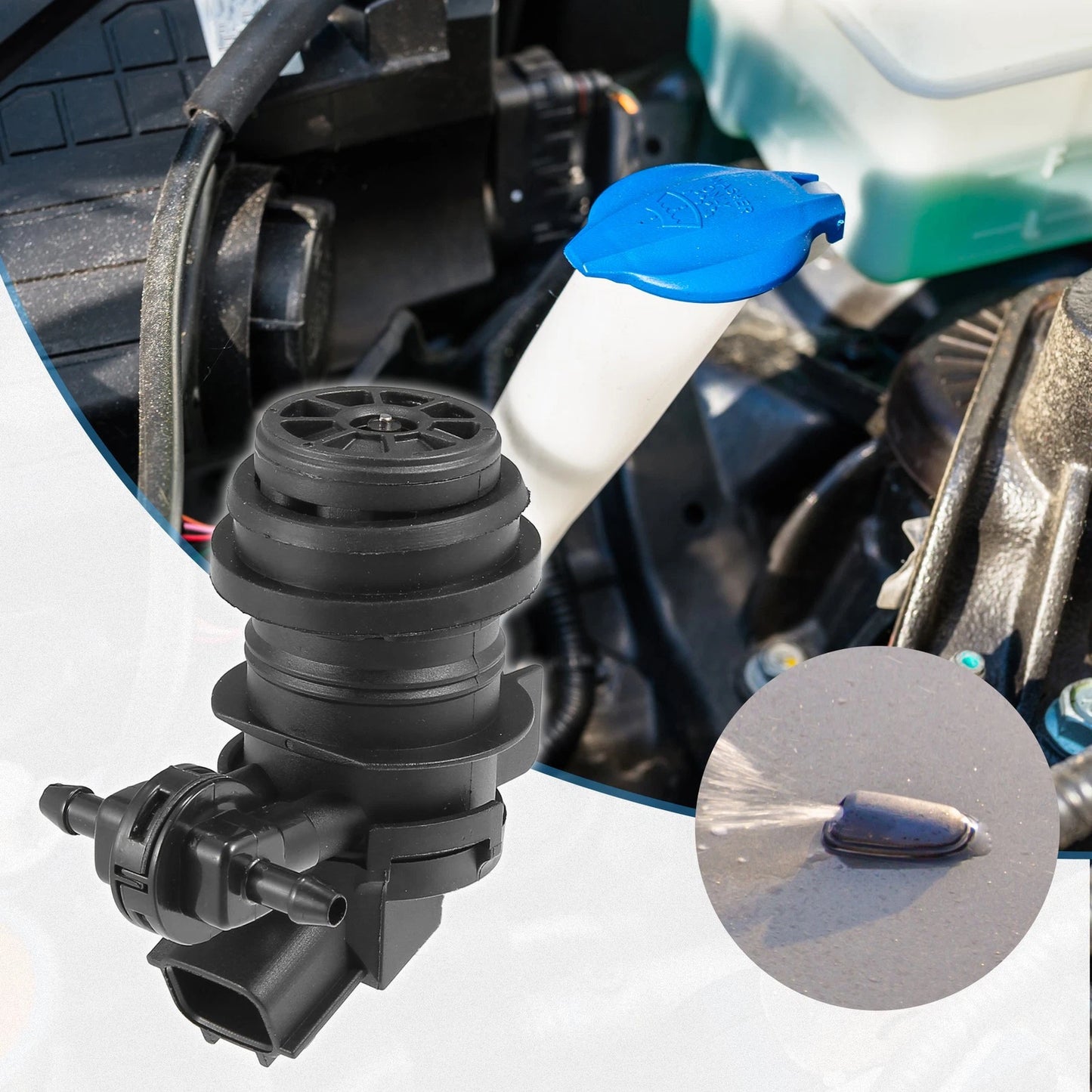 Windshield Washer Motor Pump for Toyota RAV4 (2013-2018)