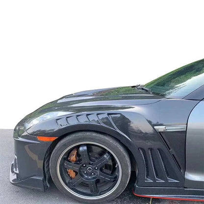 Real Carbon Fiber Front Side Vent Fenders for Nissan GT-R GTR R35 2009-2021