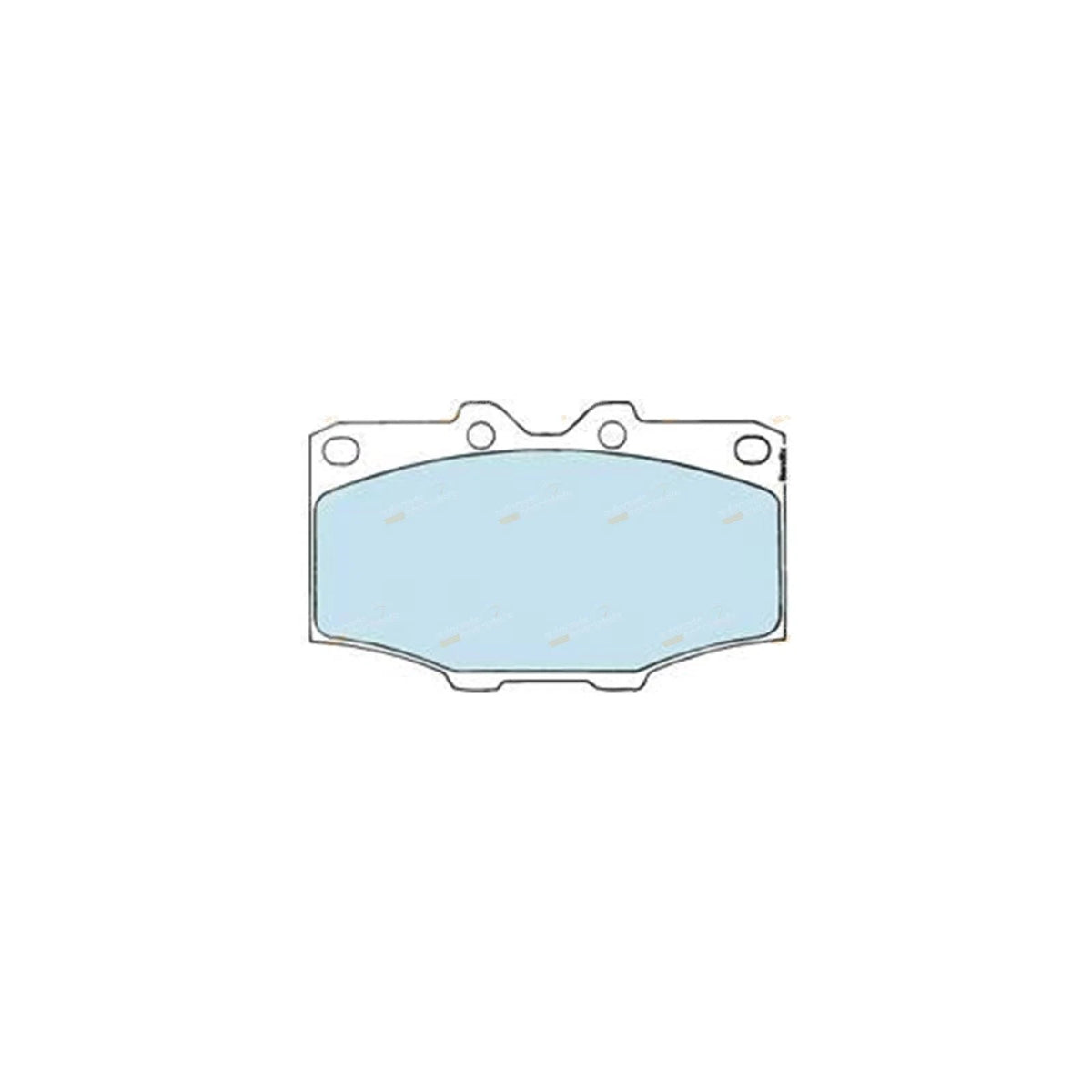 4wd Front Disc Brake Pad Set for Toyota Hilux (1978–1989)