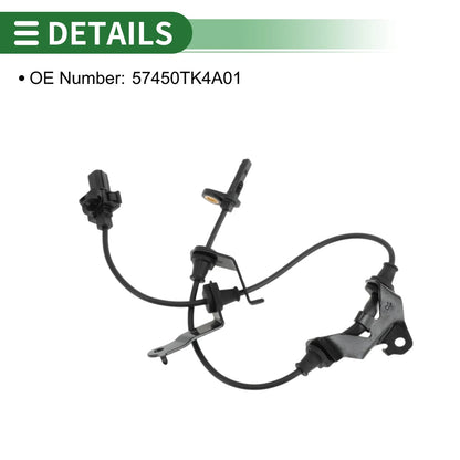 ABS Wheel Speed Sensor 1 Pcs for Acura TL (2009-2014)