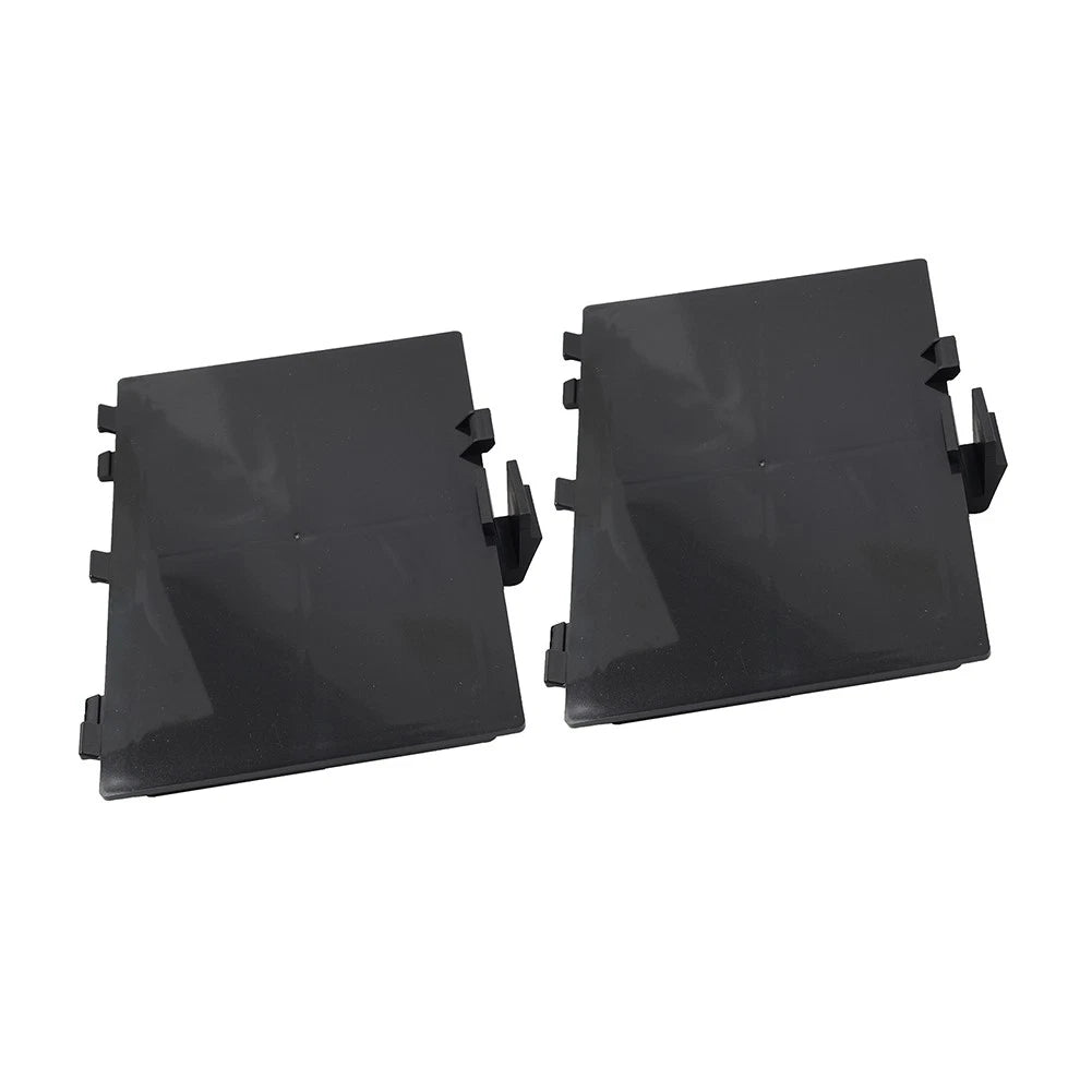 Black L+R Wheel Arch Liner Covers for Fiat 500 (2007-2020)