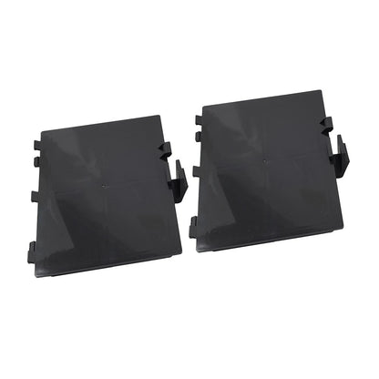 Black L+R Wheel Arch Liner Covers for Fiat 500 (2007-2020)