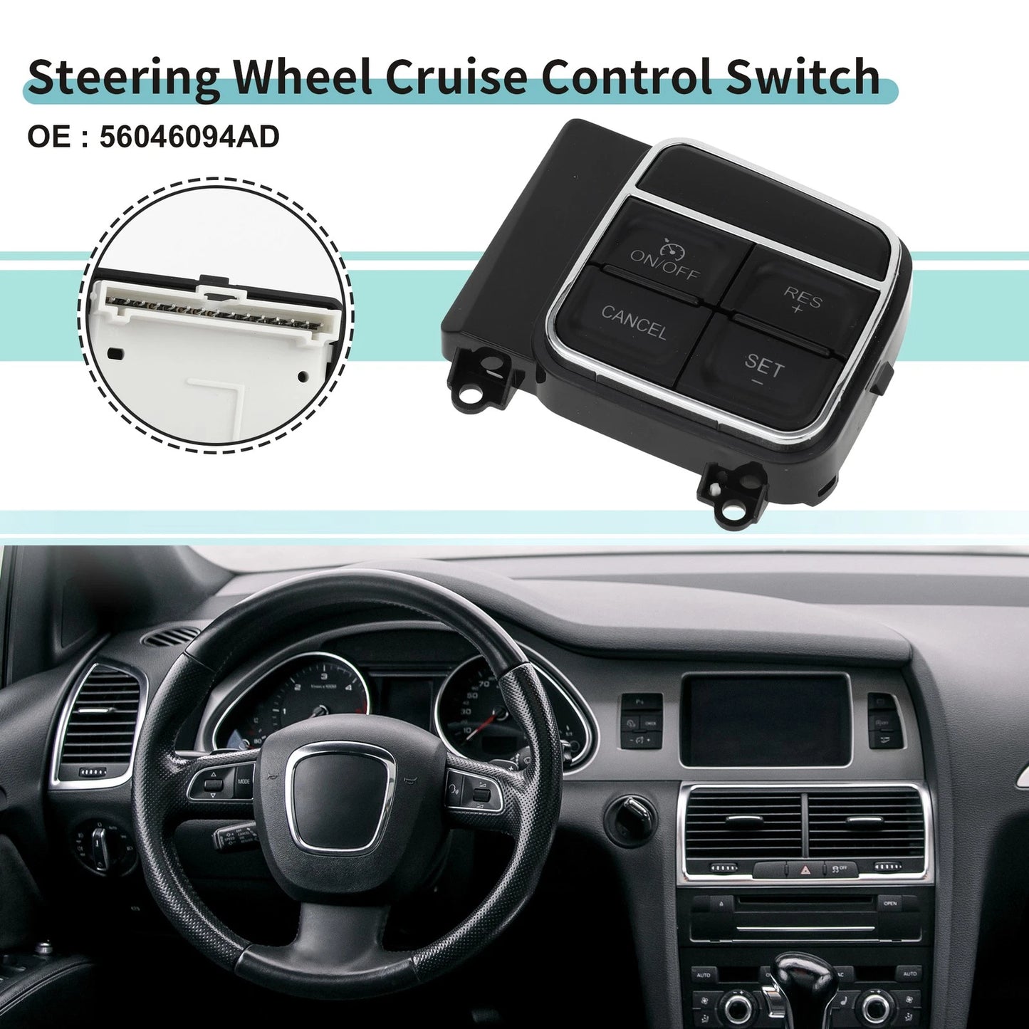 Steering Wheel Cruise Control Switch Button for Chrysler 200 (2012)