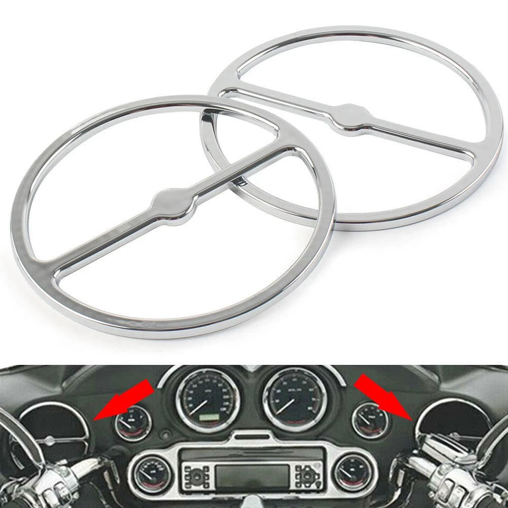 Speaker Trim Ring Covers for Harley Electra Tri Glide & Street Glide (2014-2023)