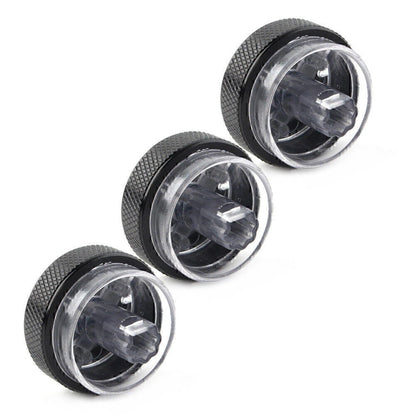 3 Pcs Air Conditioner Switch Knob Button for Ford Focus MK2 MK3 Mondeo (2004-2018)