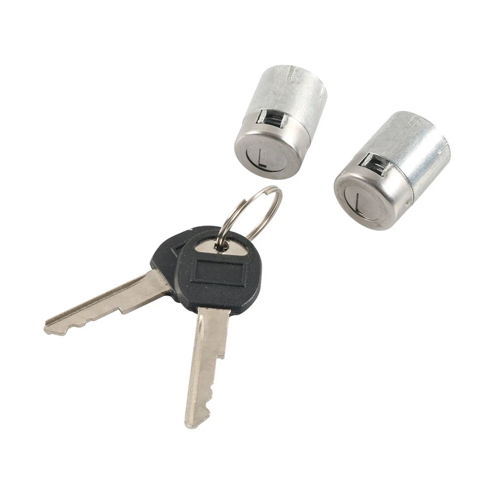 Door Lock Cylinder Kit with Keys for Chevy C1500, C2500, GMC Suburban, Yukon