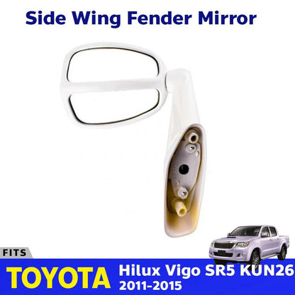 Side Wing Mirror Fender 2 View Fits Toyota Hilux Vigo MK7 SR5 KUN Truck 2011-15