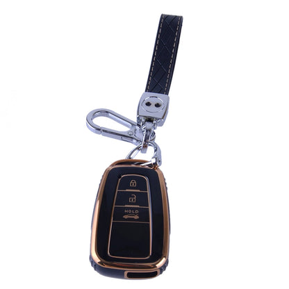 Car Key Cover Case for Toyota Camry, C-HR, RAV4, Corolla, Avalon (2018-2023)