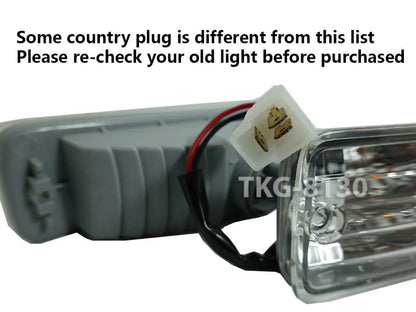 3 x Front Bumper Light Lamps for Toyota Hilux MK3 (1988-1997)