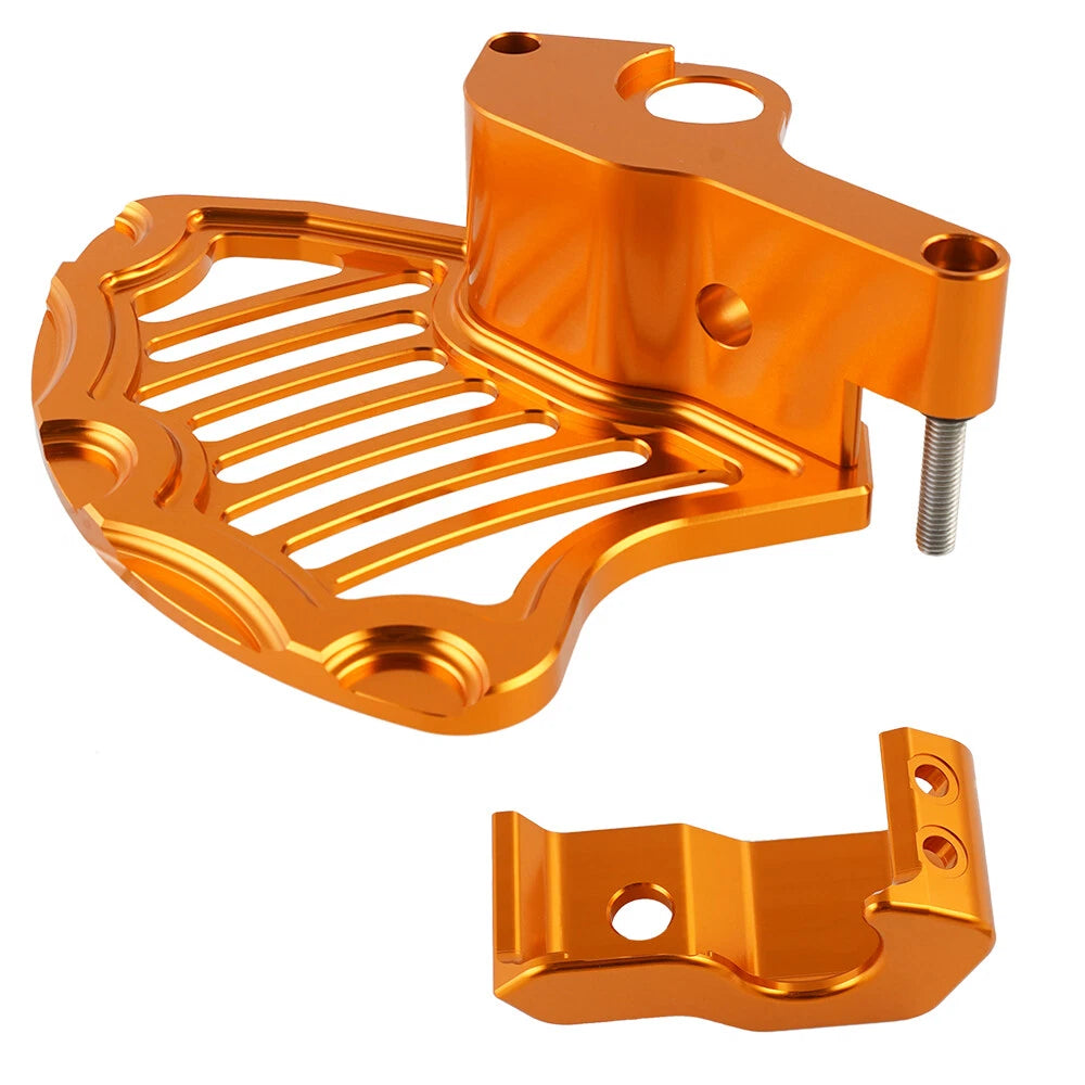 CNC Fork Shoe Protector & Brake Disc Guard for KTM 250 350 450 SXF XCF (2003-2014)