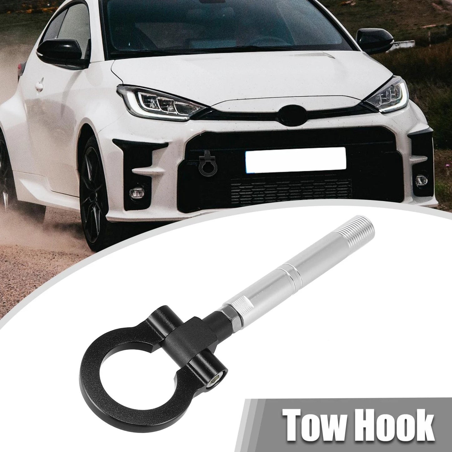 Tow Hook Trailer Ring for Toyota Avanza (2012-2023) - Black Racing Accessory