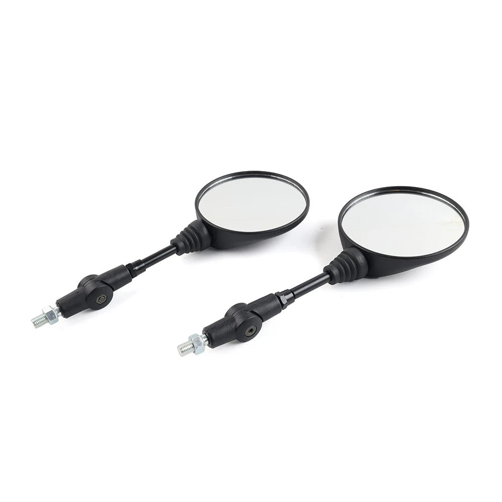 Universal 10mm Folding Side Rearview Mirrors for Dirtbike Motorcycle