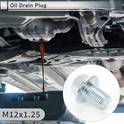 1 Set / M12x1.25 / Engine Oil Drain Plug for Car Motorcycle