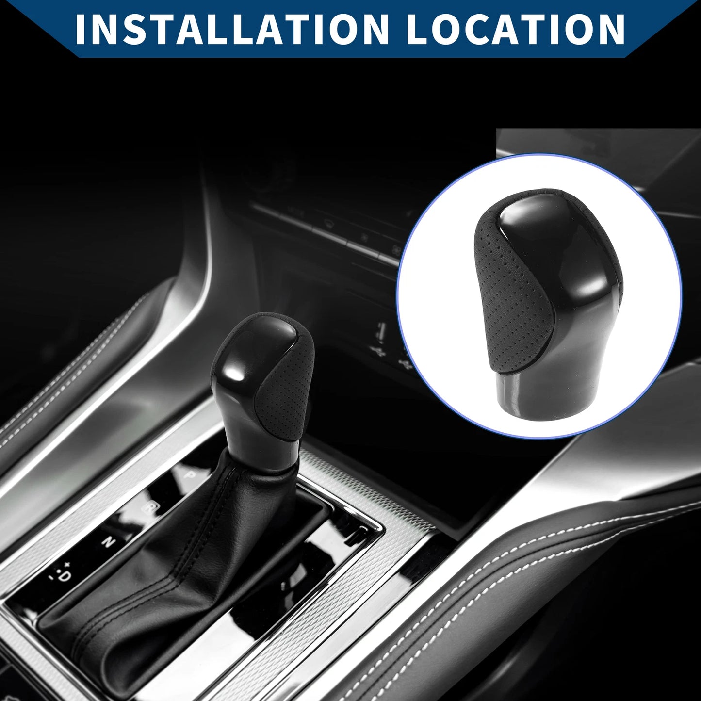 Faux Leather Gear Shift Knob for Lexus ES300h (2013-2018)