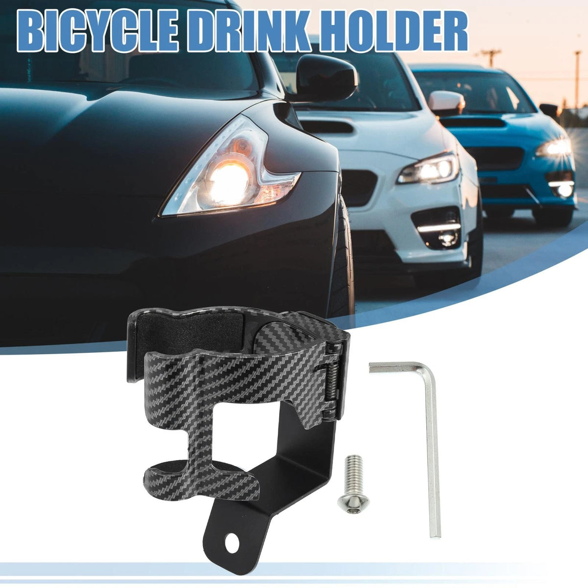 Mobile Phone Cup Mount Holder for Suzuki Jimny (2019-2021) Carbon Fiber