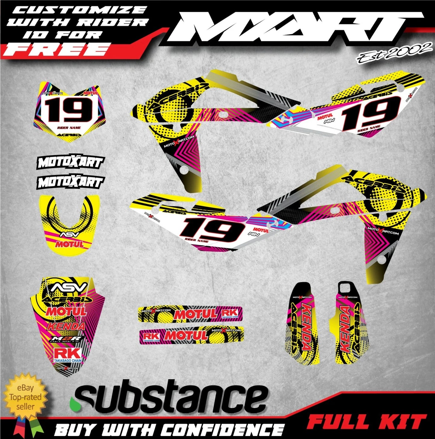 Custom Graphic Kit for Husqvarna TC 250 (2009-2010)