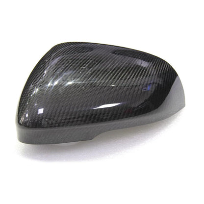 100% Dry Carbon Fiber Add-on Side Mirror Cover Caps for Jaguar XE XF XFR XFR-S