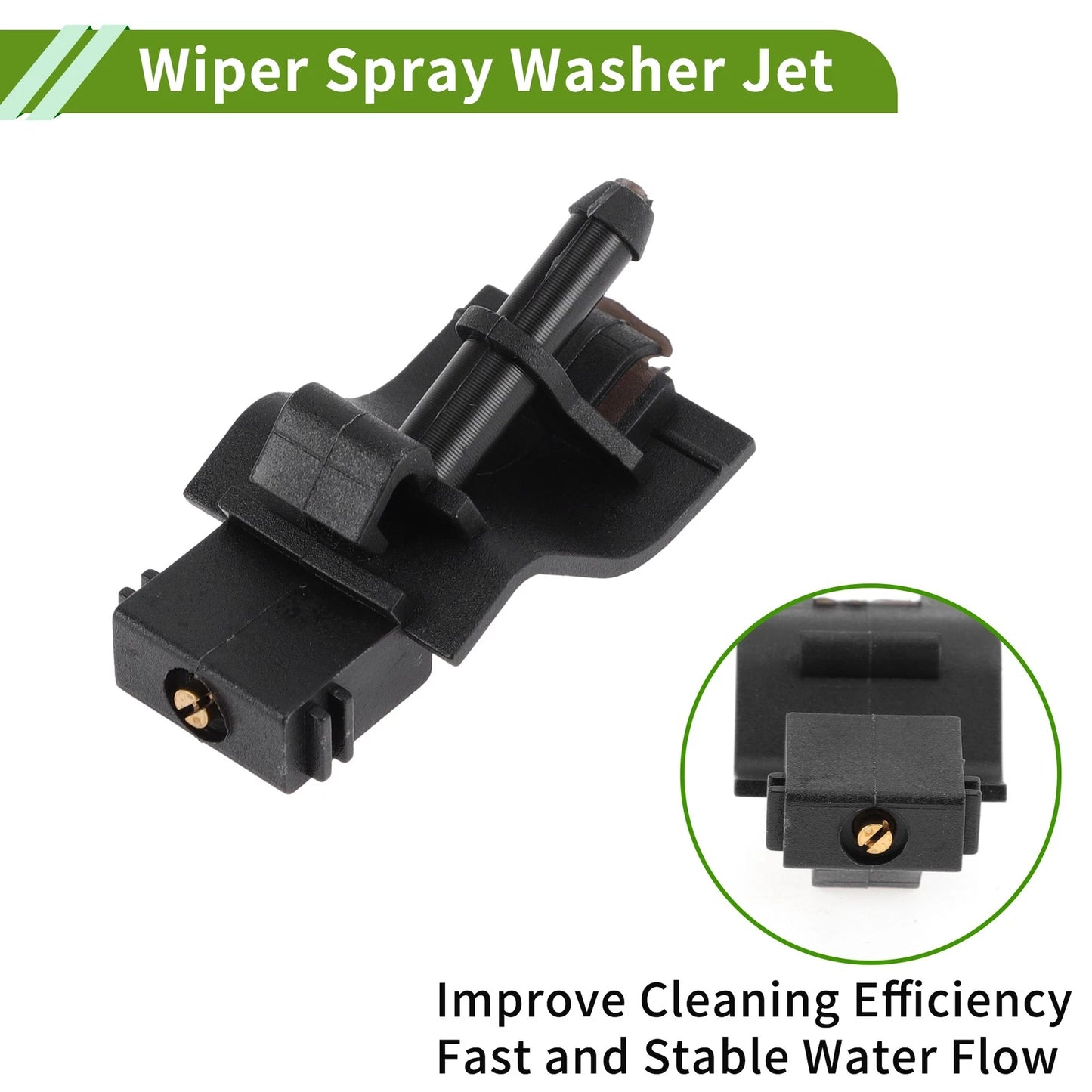 Windshield Washer Nozzle & Hose Connector for Toyota (2007-2013)
