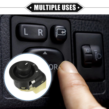 Power Mirror Control Switch for Jeep Patriot 2.4L (2012-2017) Black Plastic