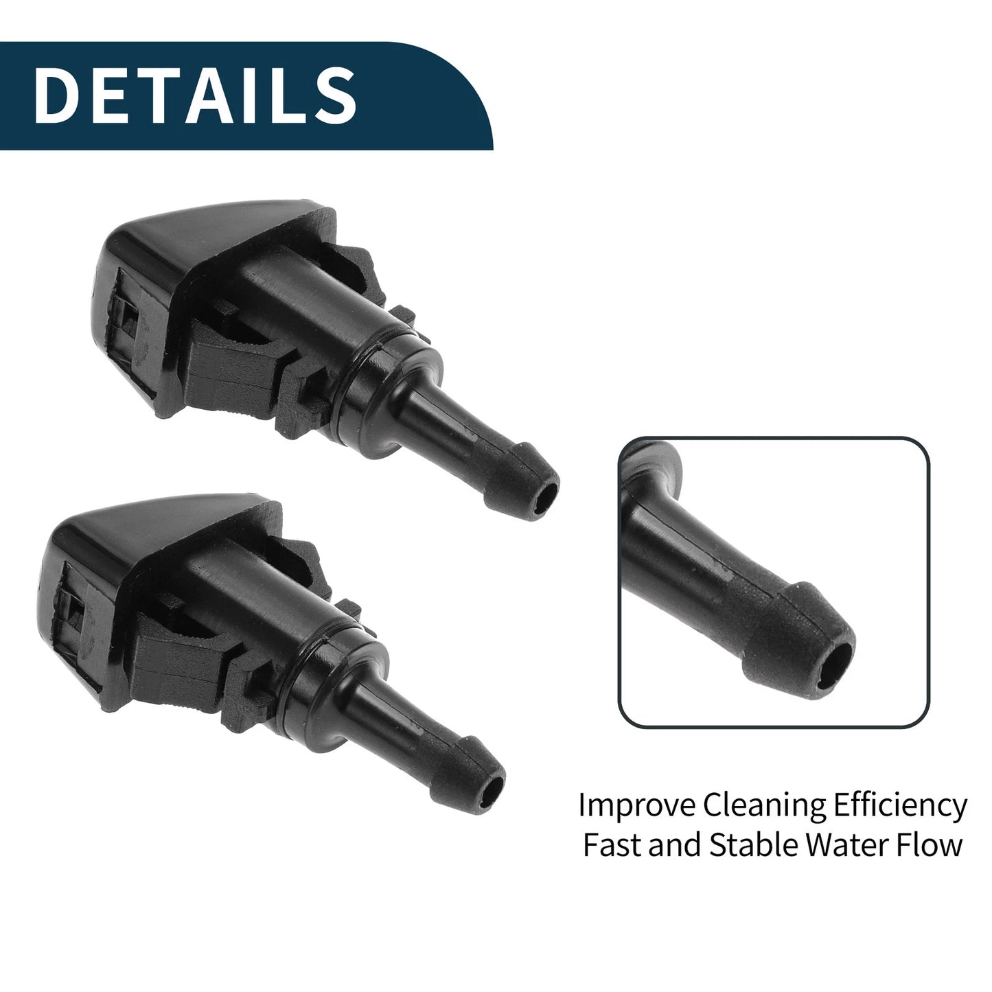 Front Windshield Washer Nozzles  for Chrysler Aspen (2007-2009)