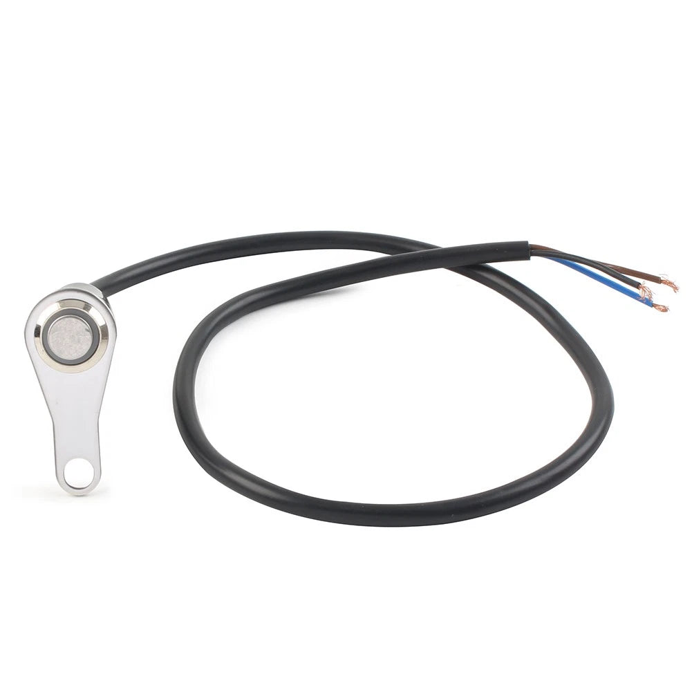 LED Switch ON/OFF Handlebar Mount Push Button Headlight for Motorcycle