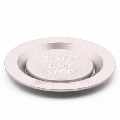 Silver Engine Start Stop Button Cover Trim for Jaguar XE F-Type F-Pace