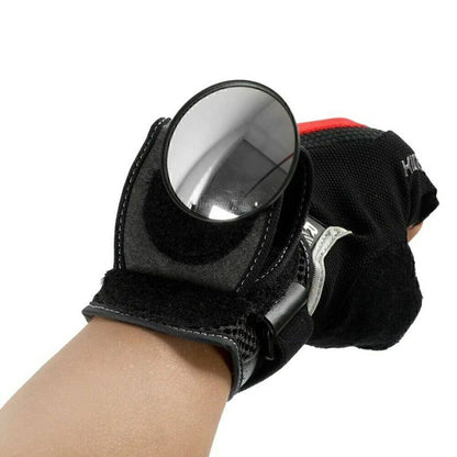 Bicycle Rear View Mirror for Safe Cycling - Wrist Strap Back Mirror