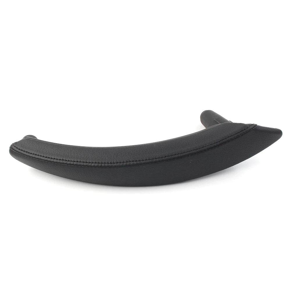 Black Door Trim Pull Handle Right Side Real Leather for BMW X5 X6 (2007-2013)