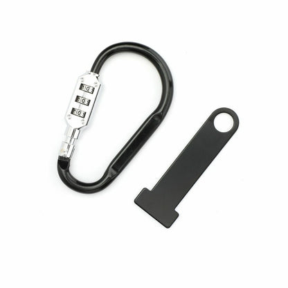 Helmet Lock Quick Release Buckle Fastener for Motorcycle Scooter Biker